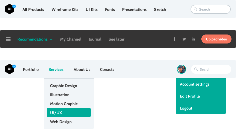 top-headers-isolated